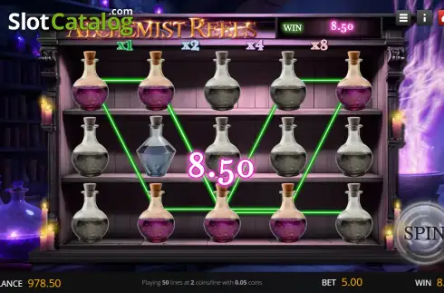 Скрин3. Alchemist Reels слот