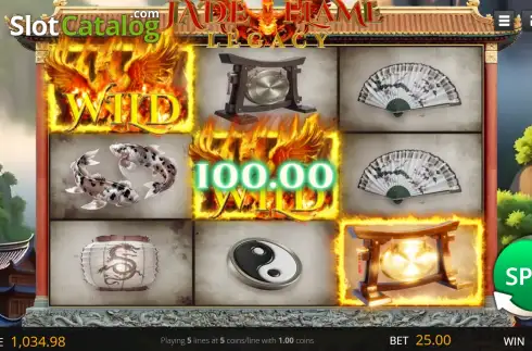 Скрин3. Jade Flame Legacy слот