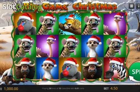 Скрин2. Big Game Christmas слот