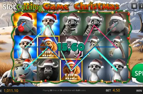 Скрин3. Big Game Christmas слот