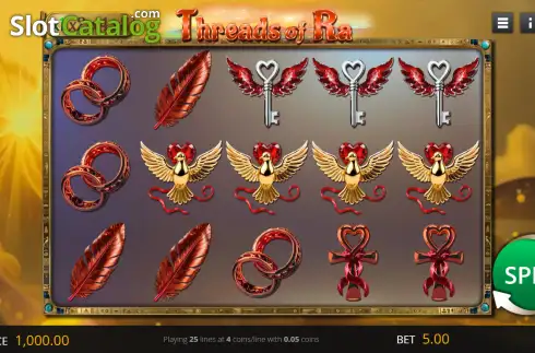 Скрин2. Threads of Ra слот