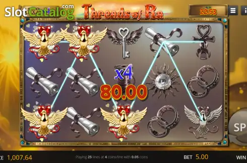 Скрин3. Threads of Ra слот