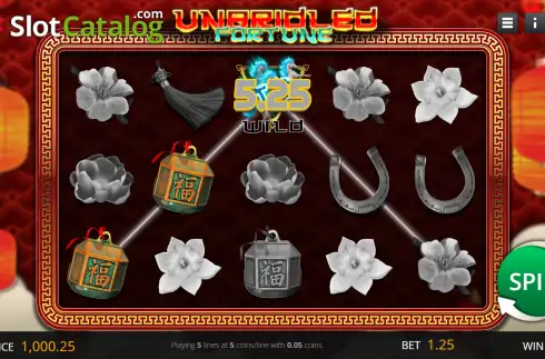 Скрин3. Unbridled Fortune слот