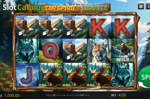 Скрин2. Bear Spirit Bounty слот