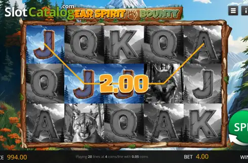 Скрин3. Bear Spirit Bounty слот