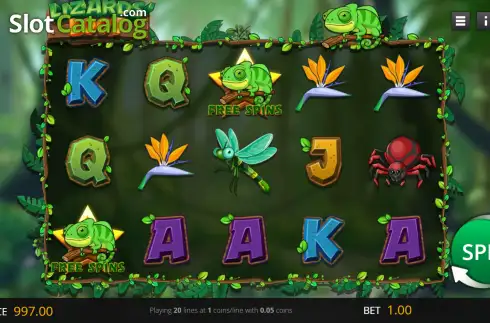 Скрин2. Lizards' Loot слот