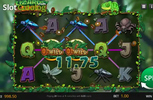 Скрин3. Lizards' Loot слот