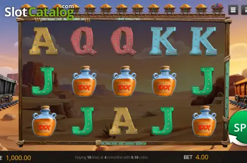 Скрин2. Dusty Nugget (Genii) слот