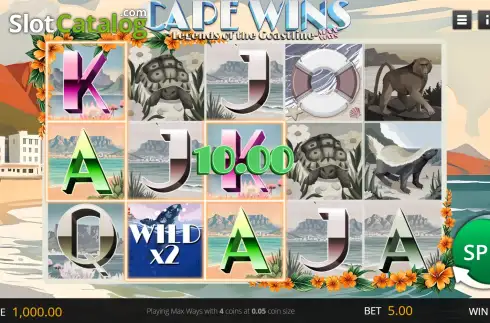 Скрин3. Cape Wins Legends of the Coastline слот