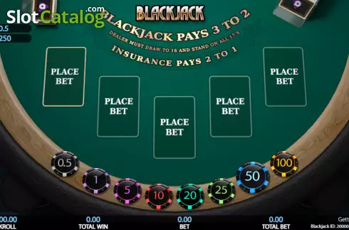 Скрин2. 5 Hand Blackjack (Getta Gaming) слот