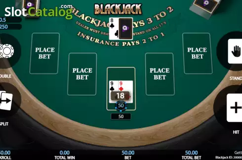 Скрин3. 5 Hand Blackjack (Getta Gaming) слот