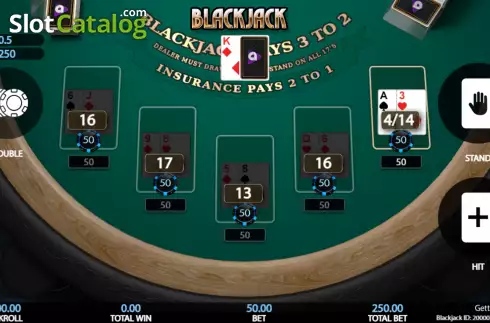 Скрин4. 5 Hand Blackjack (Getta Gaming) слот