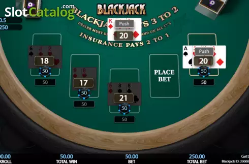 Скрин5. 5 Hand Blackjack (Getta Gaming) слот