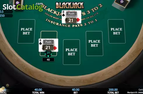 Скрин6. 5 Hand Blackjack (Getta Gaming) слот