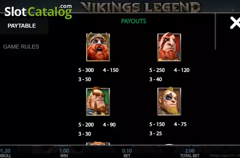 Скрин7. Vikings Legend слот