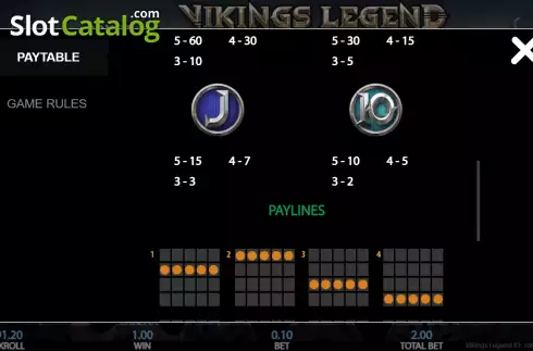 Скрин9. Vikings Legend слот