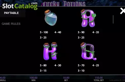 Скрин8. Lucky Potions слот