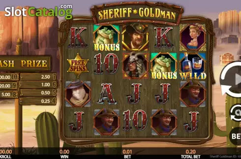 Скрин2. Sheriff Goldman слот