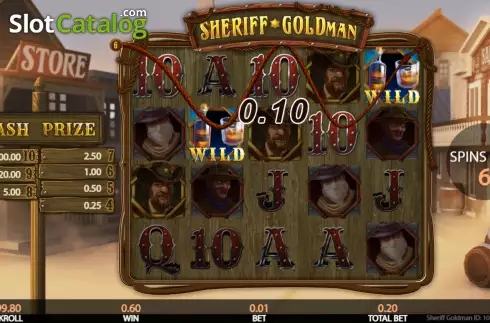 Скрин3. Sheriff Goldman слот