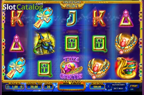 Скрин2. Pharaohs Secret (Giocaonline) слот