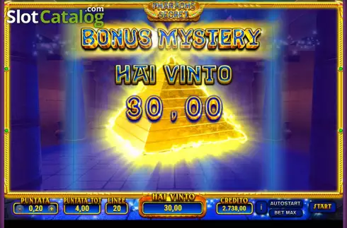 Скрин5. Pharaohs Secret (Giocaonline) слот