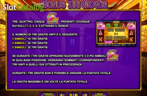 Скрин9. Pharaohs Secret (Giocaonline) слот