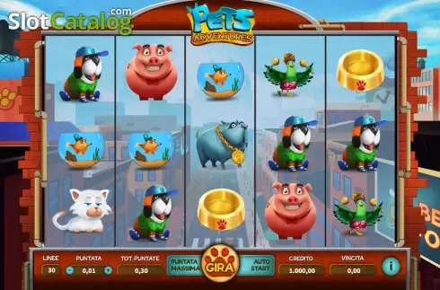 Скрин2. Pets Adventures слот