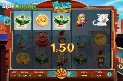 Скрин5. Pets Adventures слот