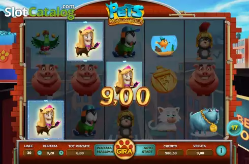 Скрин6. Pets Adventures слот
