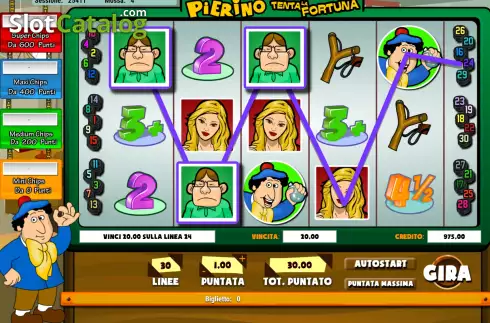 Скрин4. Pierino tenta la Fortuna слот