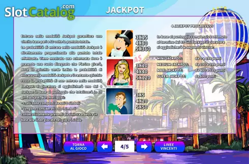 Скрин8. Pierino a Las Vegas слот