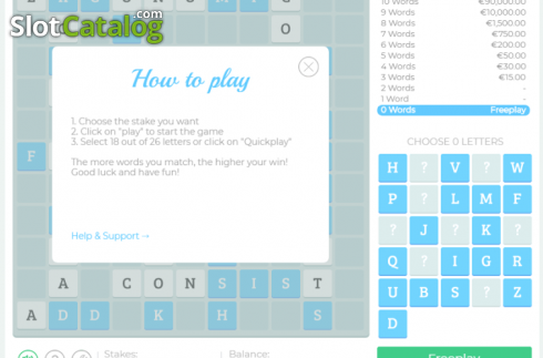 Скрин5. Crossword Riches слот