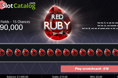 Скрин2. Red Ruby слот