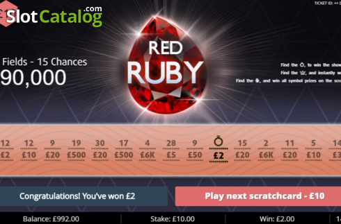 Скрин3. Red Ruby слот