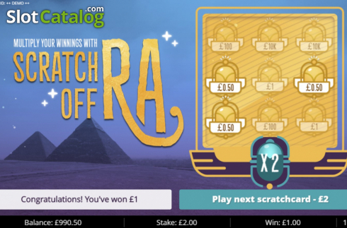 Скрин5. Scratch off Ra слот