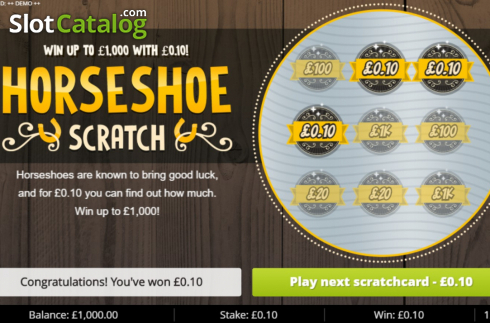 Скрин3. Horseshoe Scratch слот