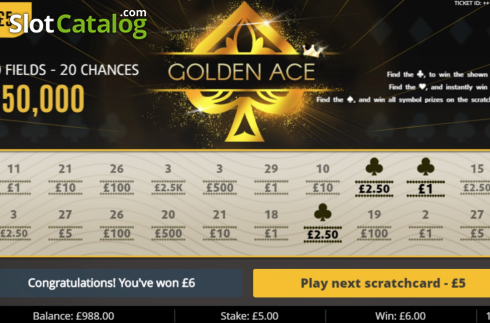 Скрин4. Golden Ace (G.Games) слот