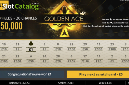 Скрин5. Golden Ace (G.Games) слот