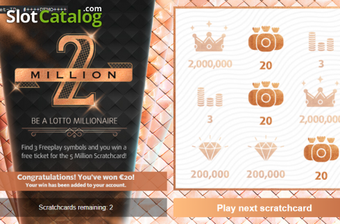Скрин3. 2 Million слот