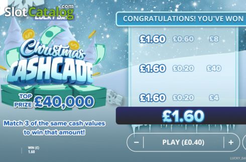 Скрин3. Christmas Cashcade слот