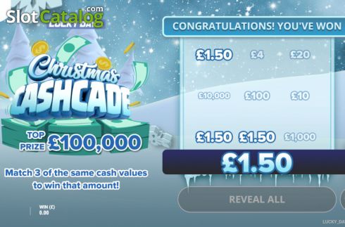 Скрин4. Christmas Cashcade слот