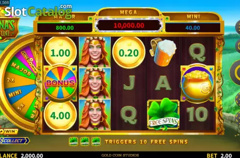 Скрин3. Fiona's Fortune слот