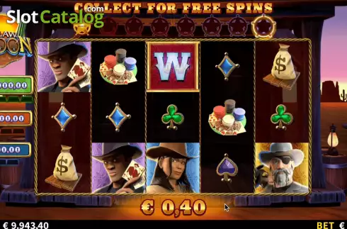 Скрин6. Outlaw Saloon слот