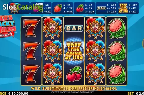 Скрин2. Joker’s Wacky Wilds Pays Both Ways слот