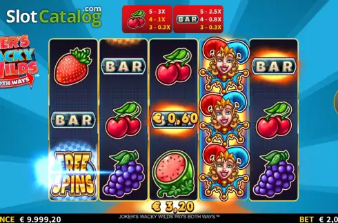 Скрин3. Joker’s Wacky Wilds Pays Both Ways слот