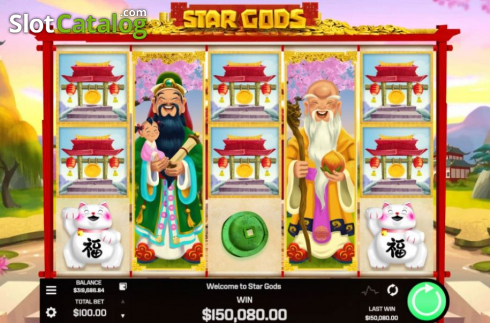 Скрин3. Star Gods слот