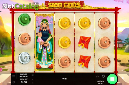 Скрин2. Star Gods слот