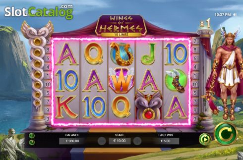 Скрин3. Wings of Hermes слот