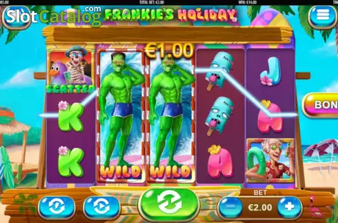 Скрин3. Frankie Holiday слот