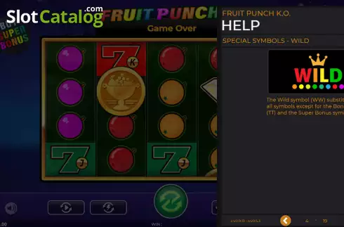 Скрин5. Fruit Punch K.O. слот